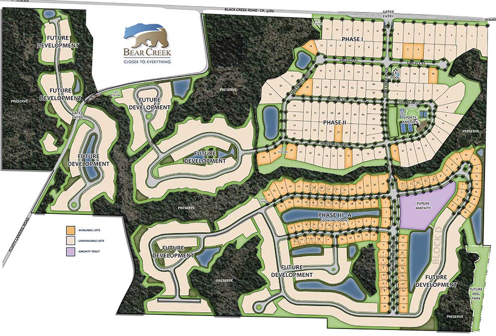 Bear Creek Illustrative Site Plans