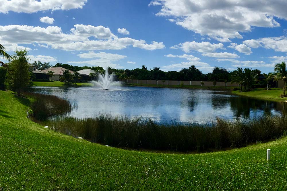 Savona Bay Lake preserve panoramic